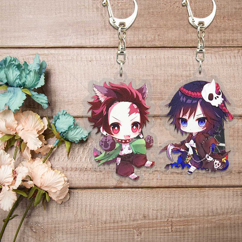 Tmdbyx Móc khóa hình nhân vật anime với 9 kiểu dáng lựa chọn