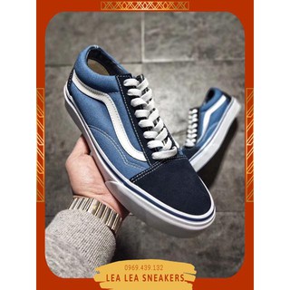 GIÀY VANS OLD SKOOL XANH ĐEN