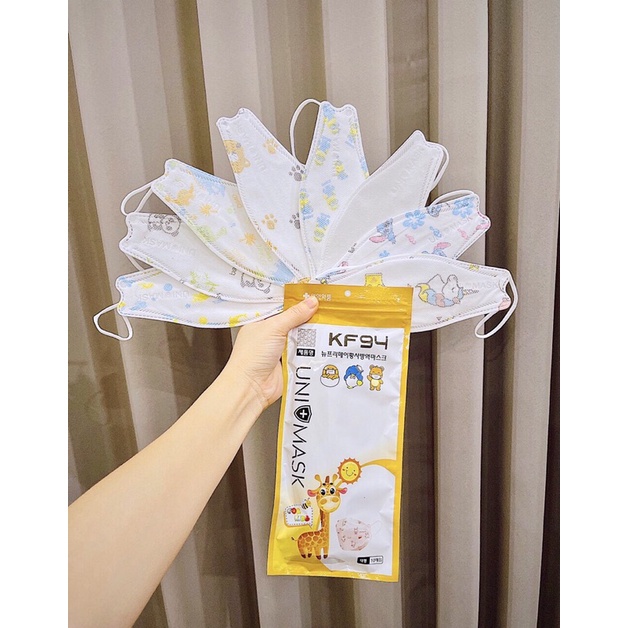 Chính Hãng Khẩu Trang KF94 Uni Mask Trẻ Em