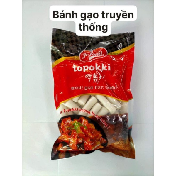 250g bánh gạo tokbokki Jofoods - tokbokki bánh gạo phô mai