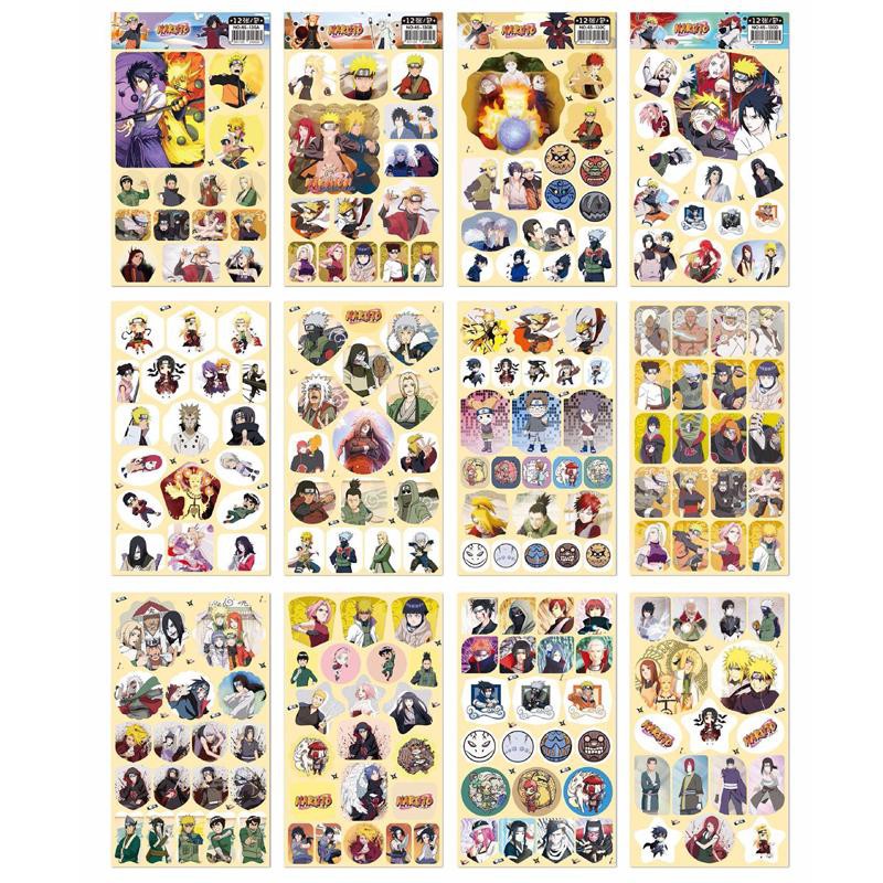 (12 tấm) Ảnh dán sticker NARUTO album ảnh dán anime idol dễ thương