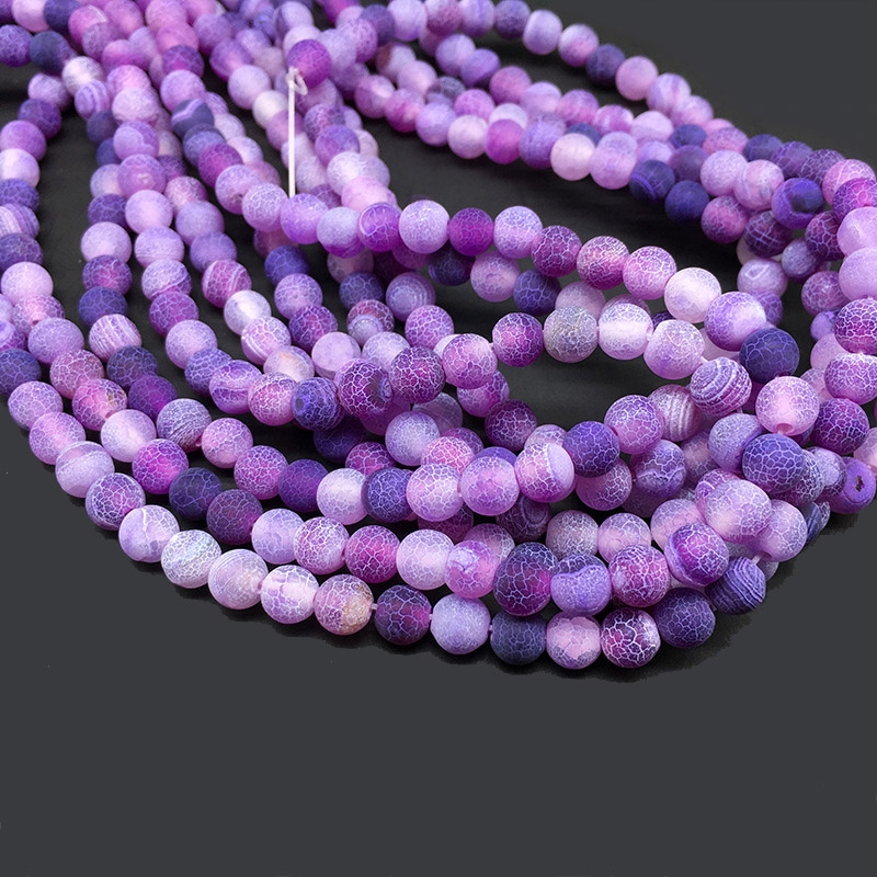 Chuỗi hạt đá St.kunkka kích thước 4/ 6/ 8/ 10/ 12mm dùng làm đồ trang sức tùy chọn màu sắc