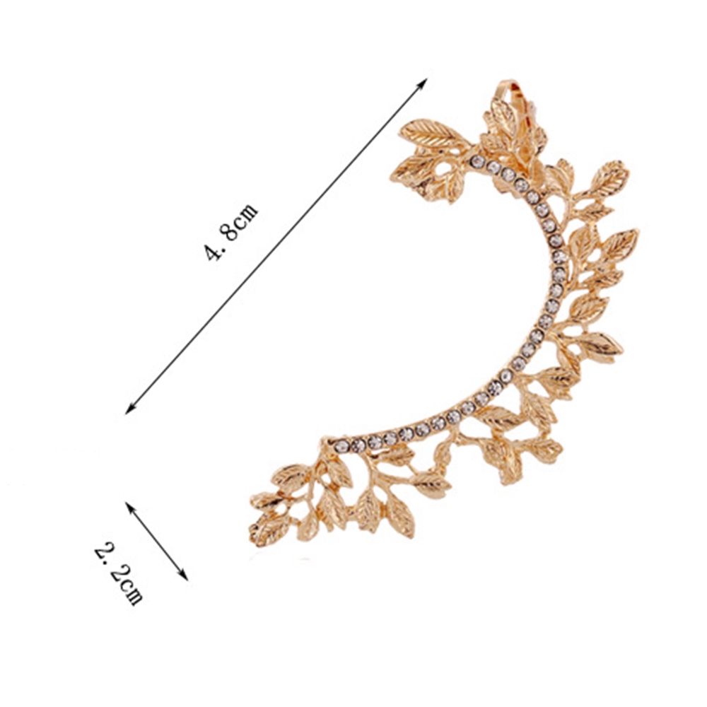 Hoa tai kiểu dáng chiếc lá mxgoods thanh lịch cho nữ
