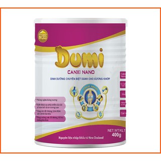 [SỮA Y TẾ] Sữa Dumi Canxi nano 900g - sữa cho người thiếu hụt canxi, bổ sung canxi giúp xương chắc khỏe