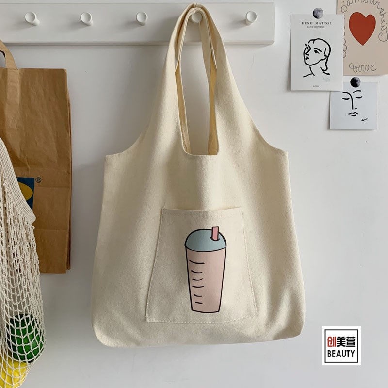 Túi Vải Canvas Đeo Vai Thời Trang Cá Tính