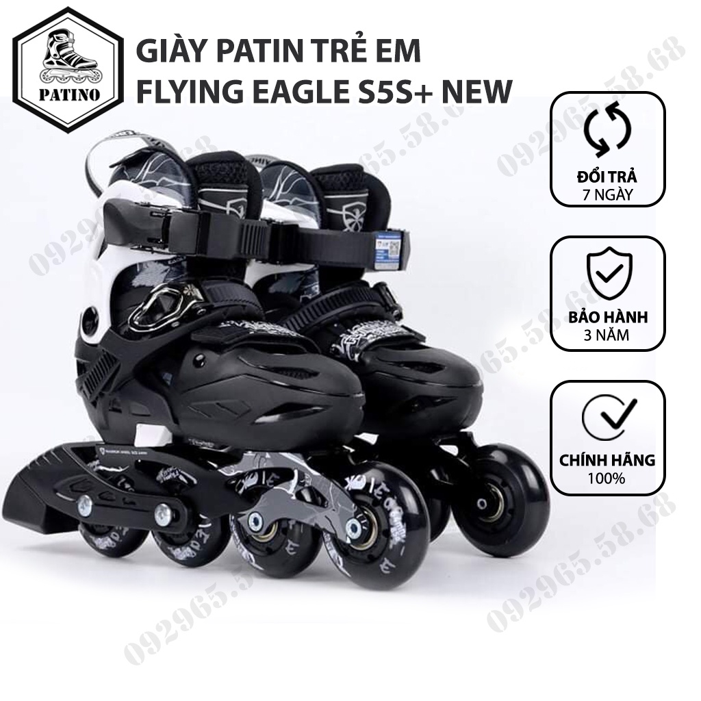 Giày trượt patin trẻ em, giày patin flying eagle S5S+ chính hãng giá tốt