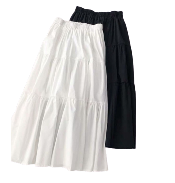 Chân Váy Vintage Nữ 🦋 Váy Voan Nữ Dáng Dài 2 Lớp Siêu Xinh 2 màu 🦋 | BigBuy360 - bigbuy360.vn