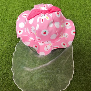 Nón tai bèo thỏ hồng vải siêu mềm cho bé gái (giá hấp dẫn)