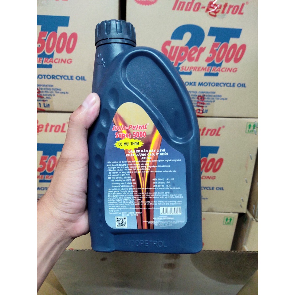 Dầu nhớt thơm 2 Thì Indo Petrol Super 5000 2T