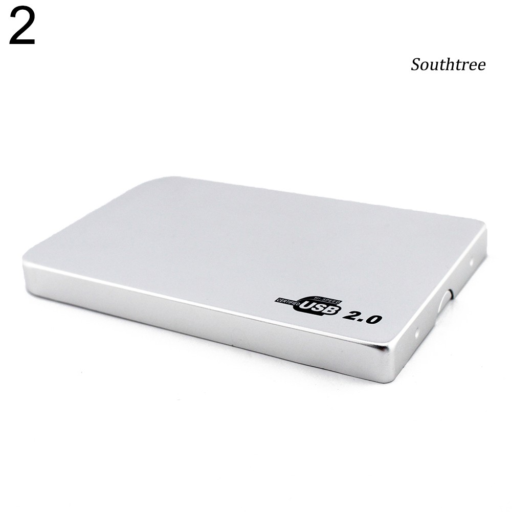 Vỏ Ổ Cứng Ngoài Usb 2.0 Siêu Mỏng Cho 2.5 Inch Sata Hdd Ssd