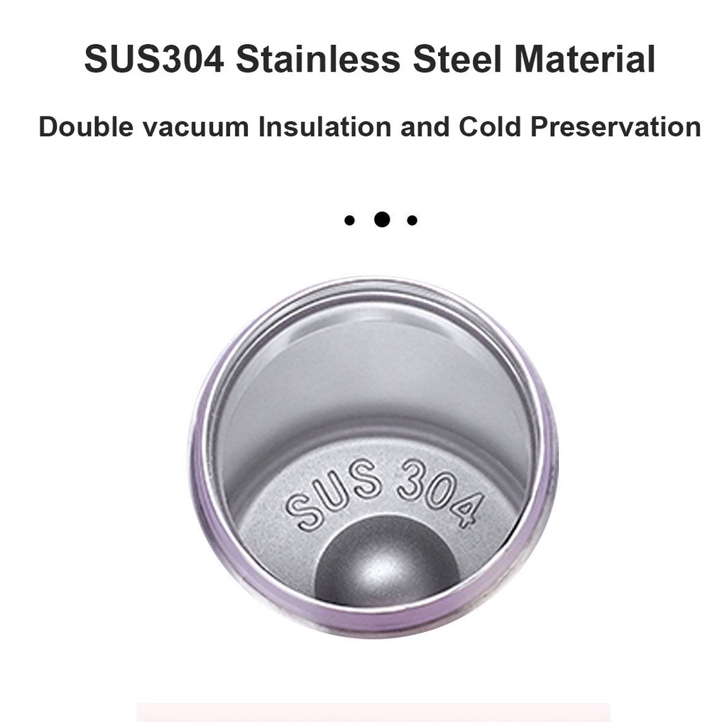 Bình đựng nước mini bằng thép không gỉ cách nhiệt nhiều màu sắc tiện lợi