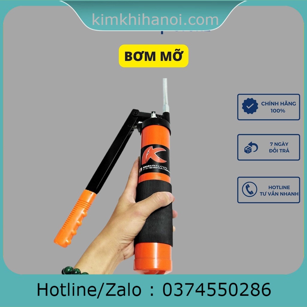 Bơm mỡ bằng tay KAPUSI 400-600-900CC bơm các động cơ xe ô tô, xe máy, bôi trơn máy móc không bị e mỡ khi bơm