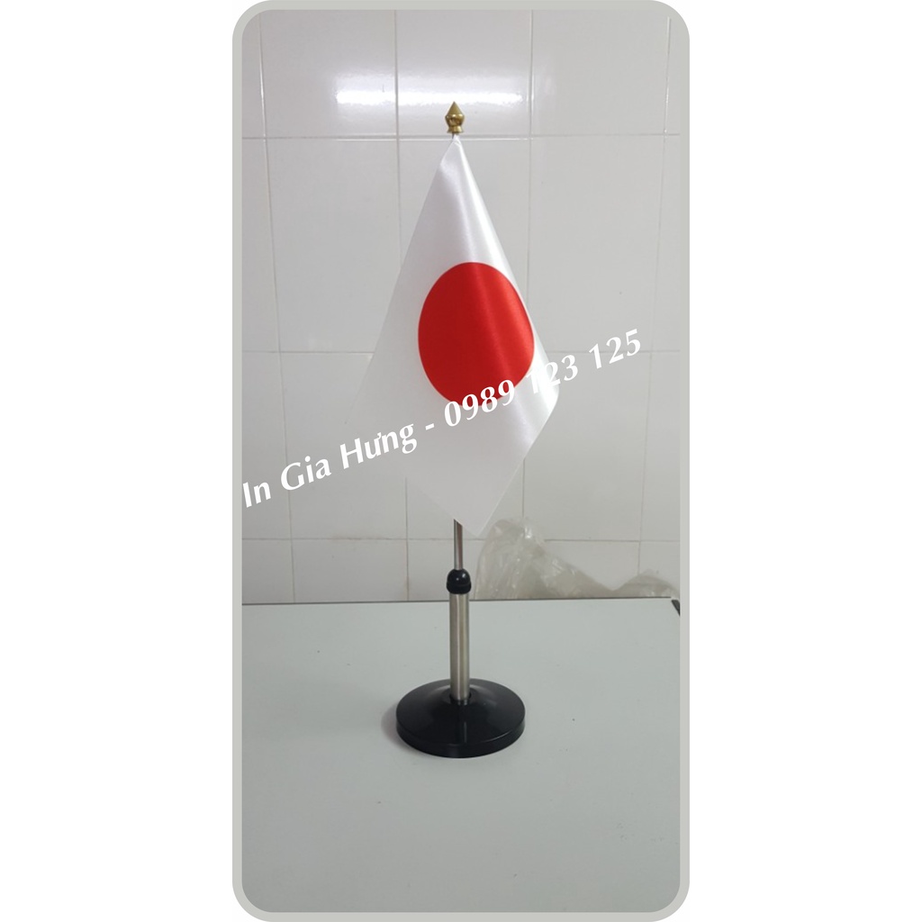 Bộ Cờ Để Bàn Các Nước (Cán Inox - Cờ Chọn Theo Yêu Cầu)