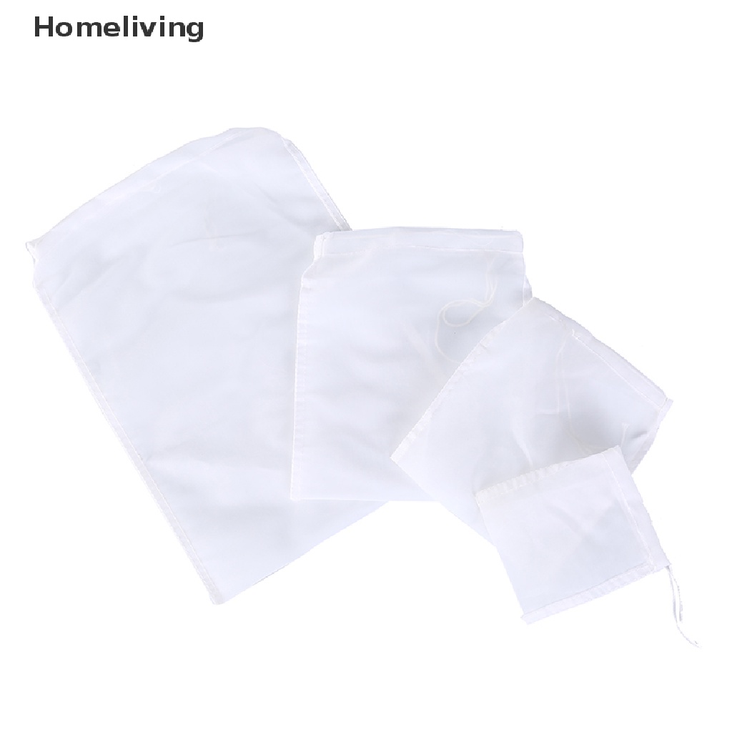 1 Túi Lưới nylon Lọc Rượu Sữa / Trà Sữa / Trái Cây Có Thể Tái Sử Dụng