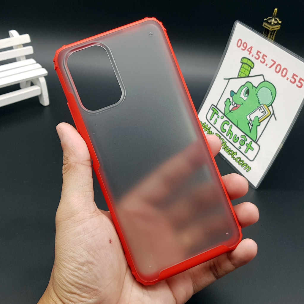 [Ảnh Thật] Ốp Lưng Xiaomi Redmi Note 10 4G/ Note 10s Cứng Nhám Viền Dẻo Màu Chống Sốc