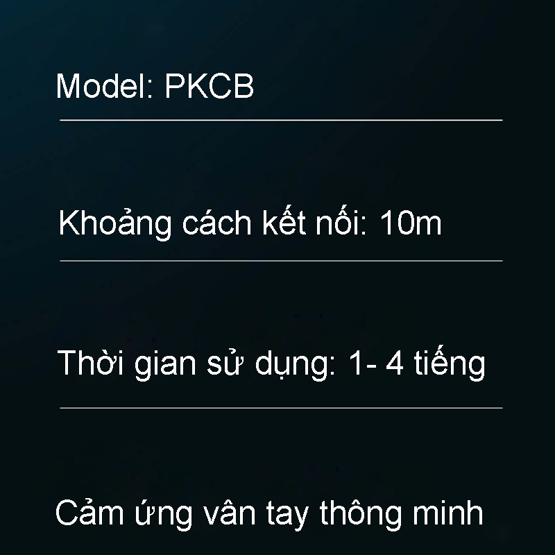 Tai Nghe Bluetooth TWS Cảm Ứng Vân Tay Một Chạm Thông Minh PKCB - Hàng Chính Hãng