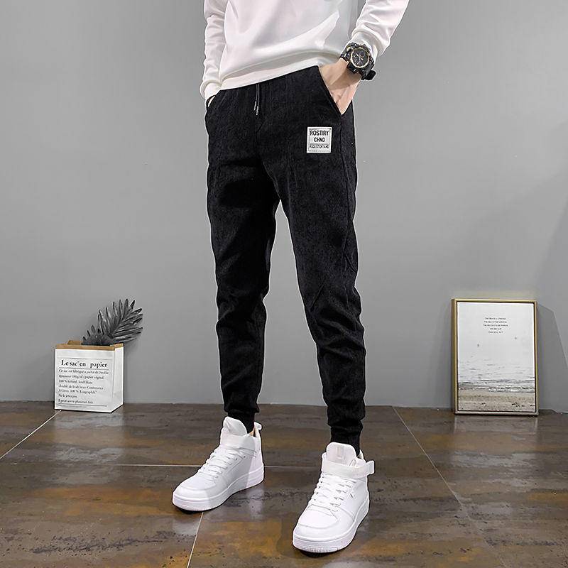 Quần Legging Nhung Dày Dáng Ôm Vừa Vặn Dễ Phối Đồ Cho Nam