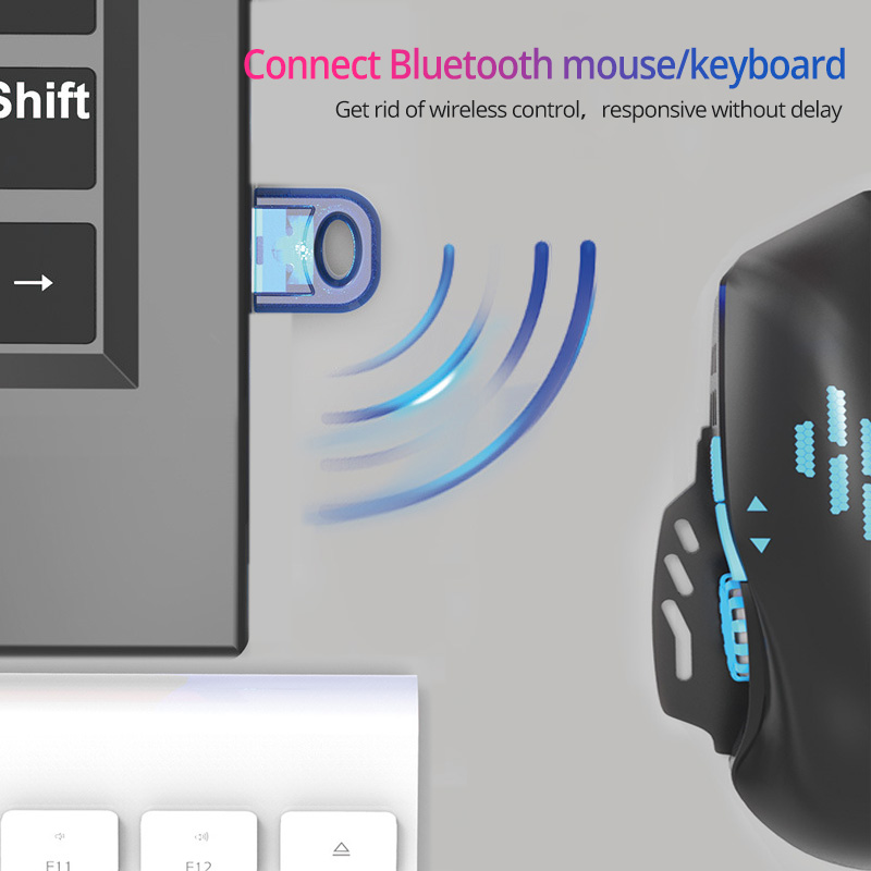 Usb Nhận Tín Hiệu Bluetooth 5.0 Hdoorlink Chuyên Dụng Cho Máy Tính