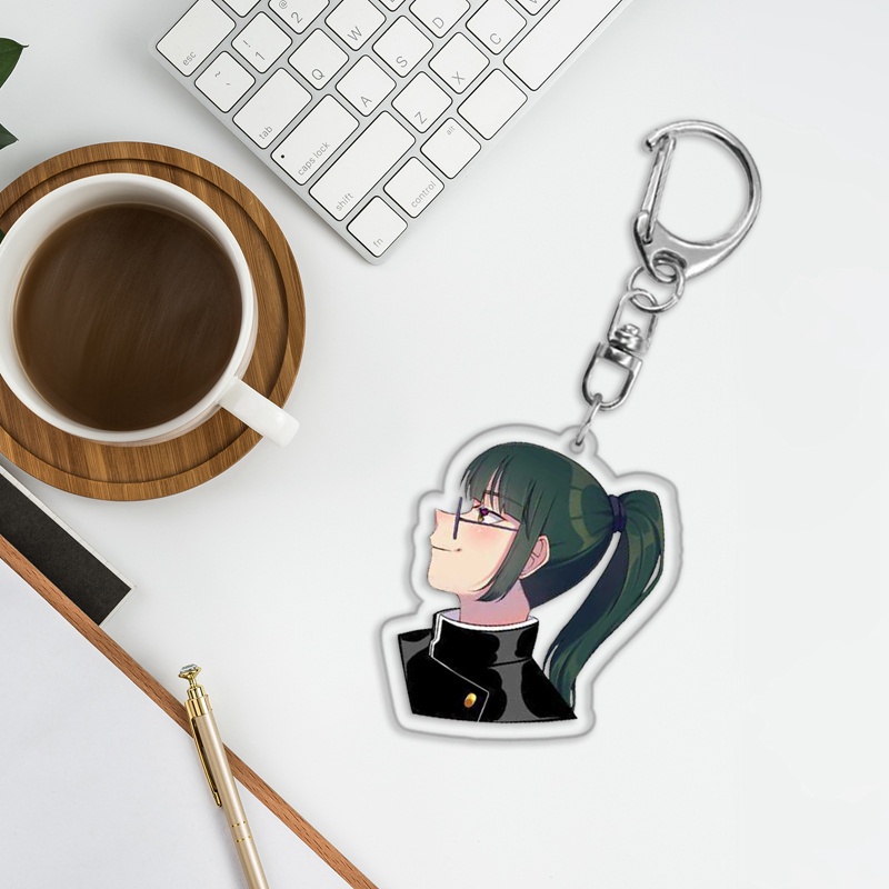 Lanfy Conjuration Móc khóa hình nhân vật anime Peripheral Five Gofu Heihui