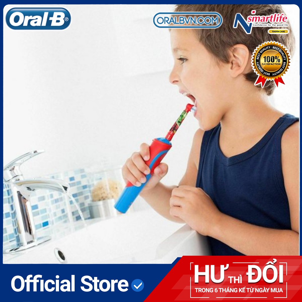 Đầu bàn chải trẻ em Oral B thay thế chính hãng (Disney, Starwar,...) cho trẻ em, bé gái từ 3 tuổi