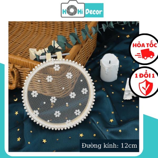 Khung Thêu Handmade Trang Trí Chụp Ảnh Nail, Mỹ Phẩm, Trang Sức - Shop Hohi Decor