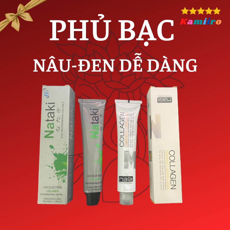 [PHỦ BẠC] Thuốc nhuộm tóc Phủ Bạc màu thời trang cao cấp KAMIIRO