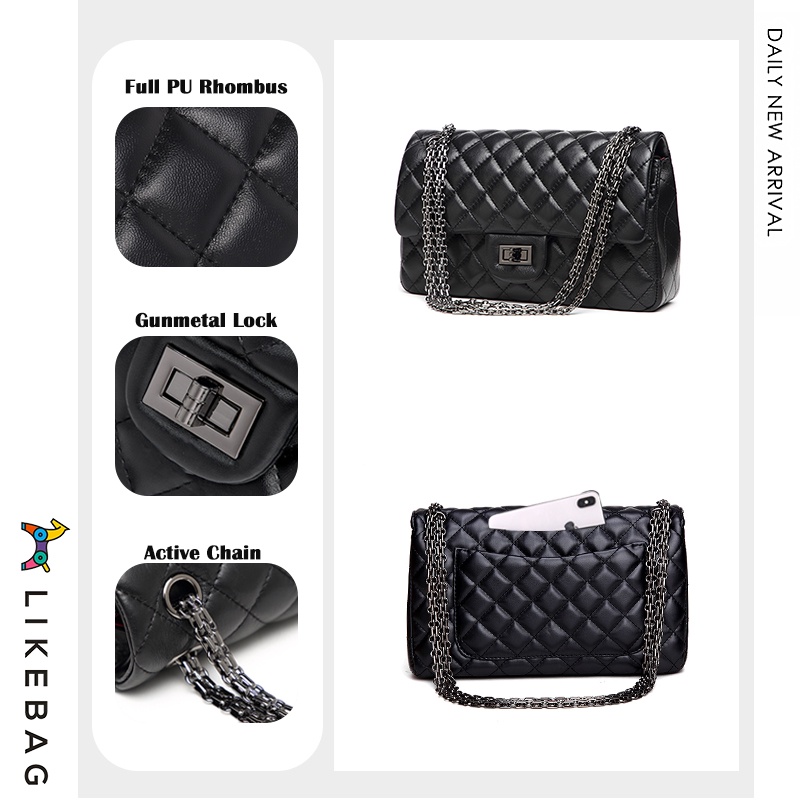 Túi Xách Da PU Cỡ Lớn Thêu Họa Tiết Thời Trang Cho Nữ