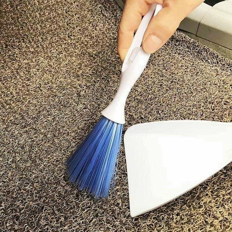 Bộ chổi quét MINI kèm hót rác cầm tay tiện lợi ,vệ sinh bàn phím, kẽ nhỏ
