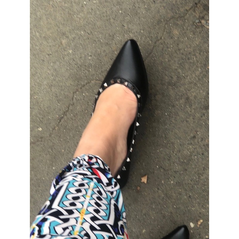 Giầy Bệt Mũi Nhọn Đính Đinh, | BigBuy360 - bigbuy360.vn