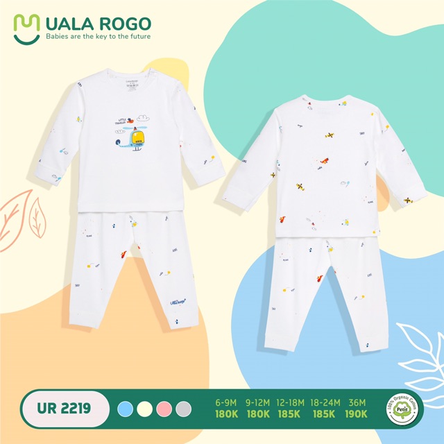 Bộ dài tay pettit UALAROGO(6m-3y)