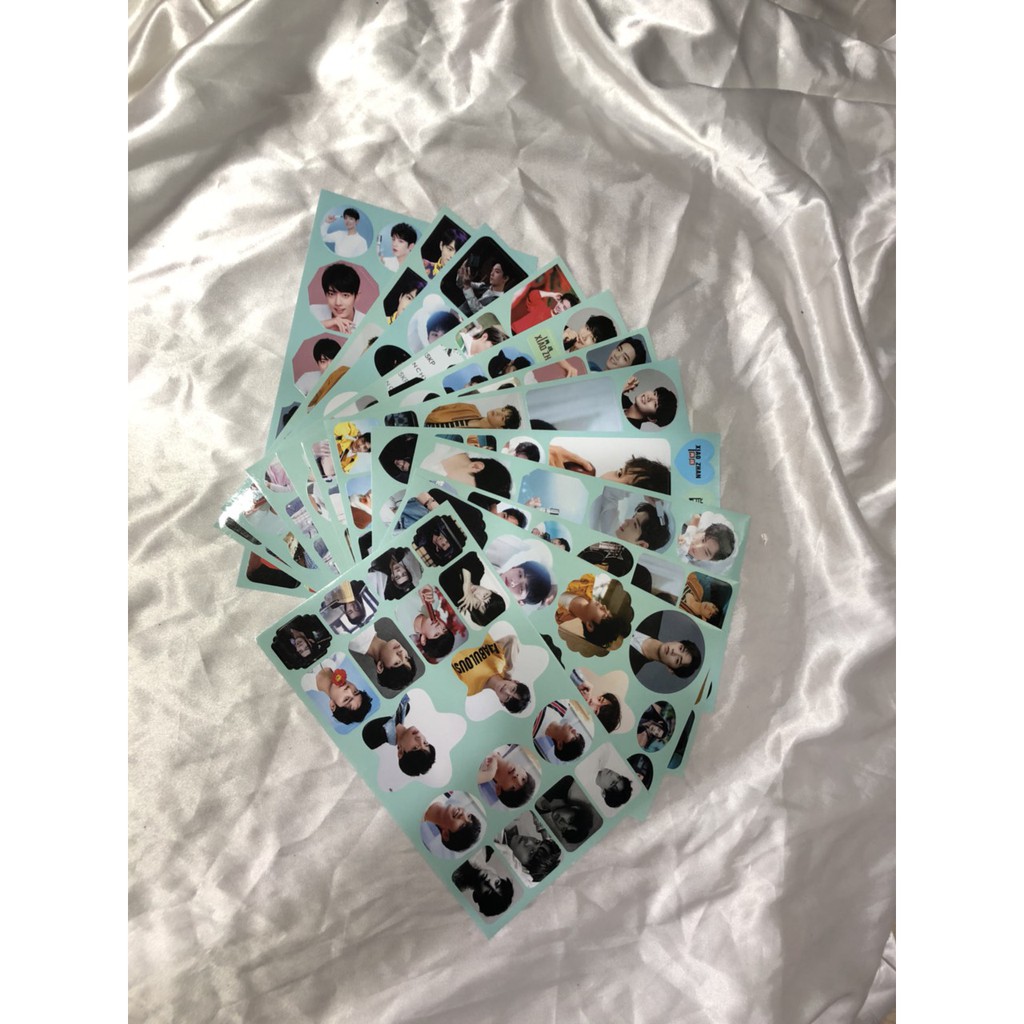 Sticker Tiêu Chiến Ngụy Vô tiện Trần tình lệnh Ma đạo tổ sư album sticker ảnh dán anime idol dễ thương Vương Nhất Bác