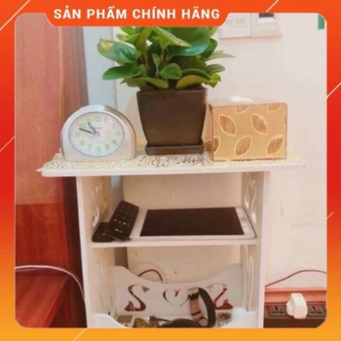 KỆ BÀN VUÔNG THIÊN NGA ĐỂ ĐẦU GIƯỜNG - TÔ ĐIỂM CĂN PHÒNG THÊM SANG TRỌNG LH21