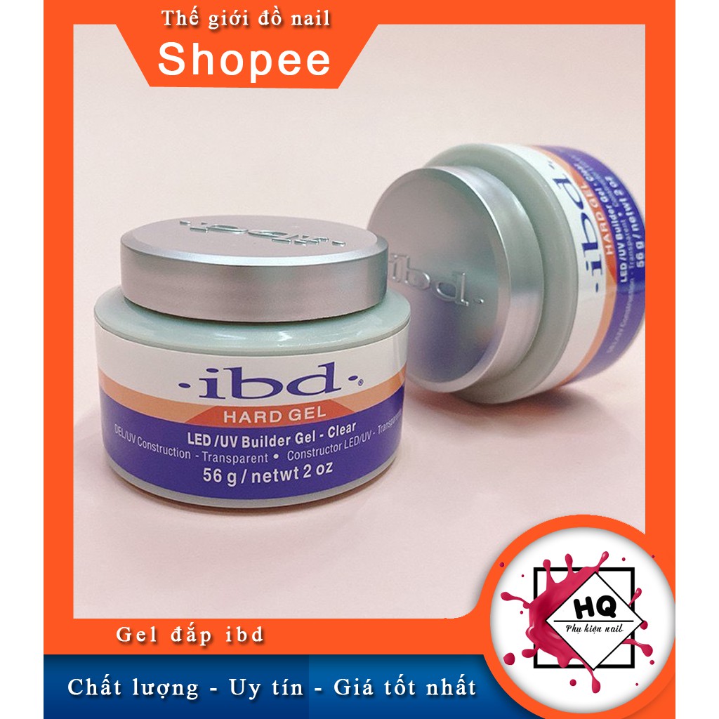 GEL ĐẮP MÓNG IBD 56G LOẠI TỐT KHÔNG NÓNG KHÔNG CHẢY - MÀU TRONG SUỐT ĐƯỢC THỢ NAIL TIN DÙNG