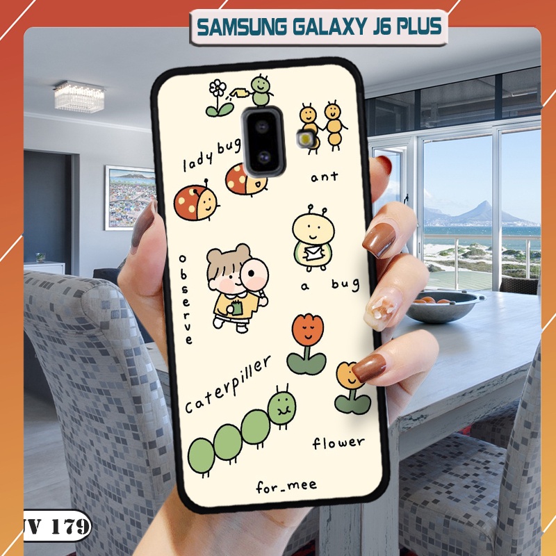 Ốp nhám viền dẻo cho điện thoại Samsung Galaxy J6 Plus