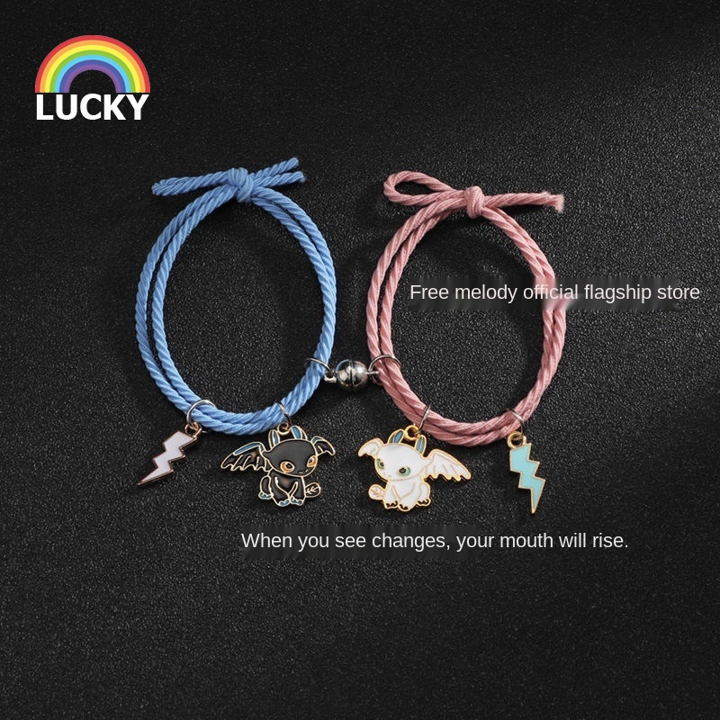 Vòng Đeo Tay Tình Bạn Khắc Chữ Sister Toothless Cá Tính