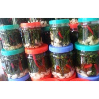 Tiêu xanh ngâm dấm tỏi 700g