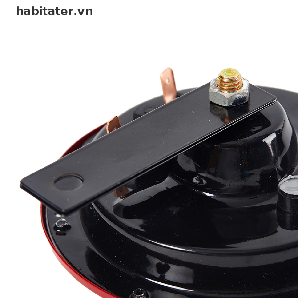 Set 2 Kèn Hơi Điện Tử Âm Thanh Siêu Lớn 12V Màu Đỏ Đen