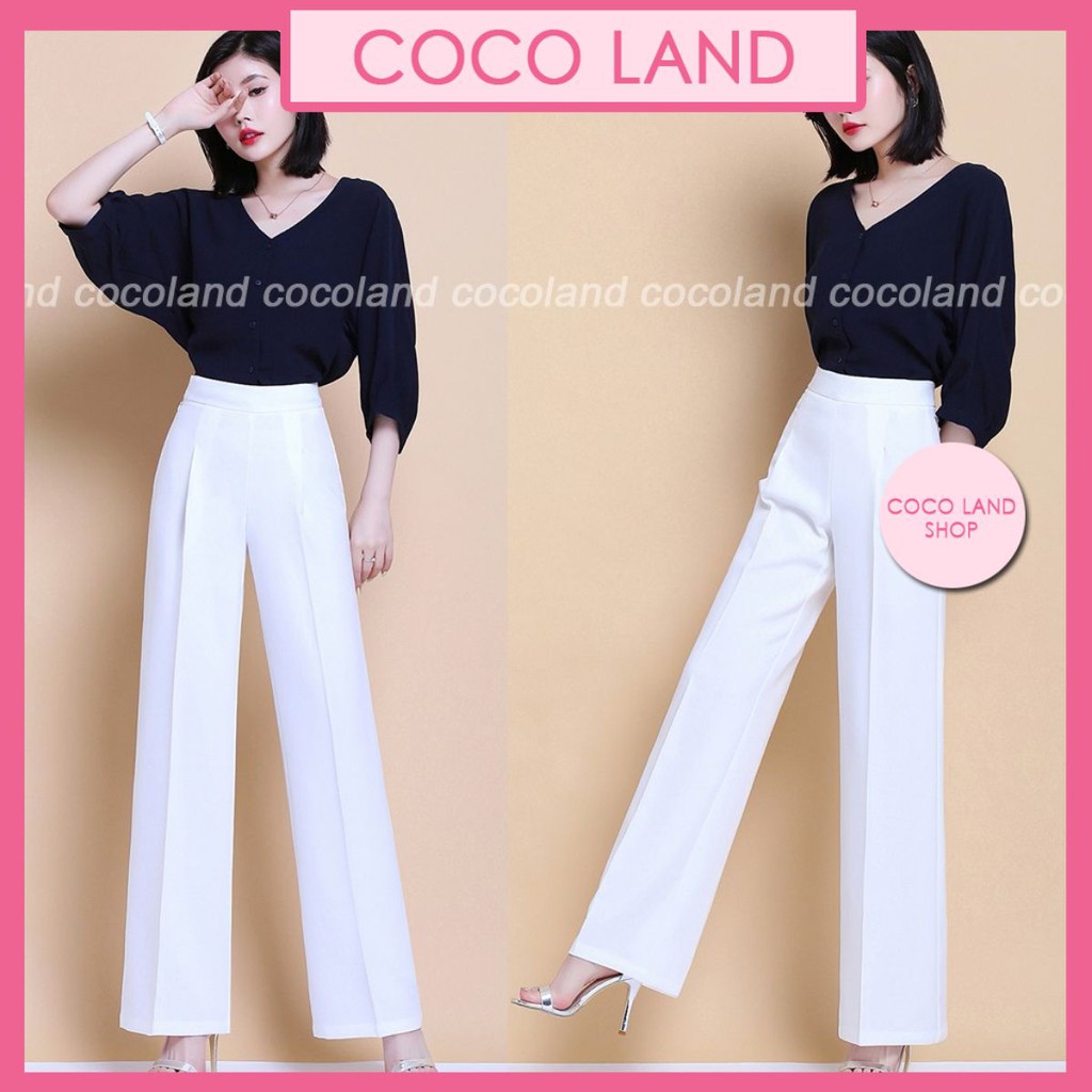 Quần culottes dáng dài eo thon chất tuyết mưa cao cấp