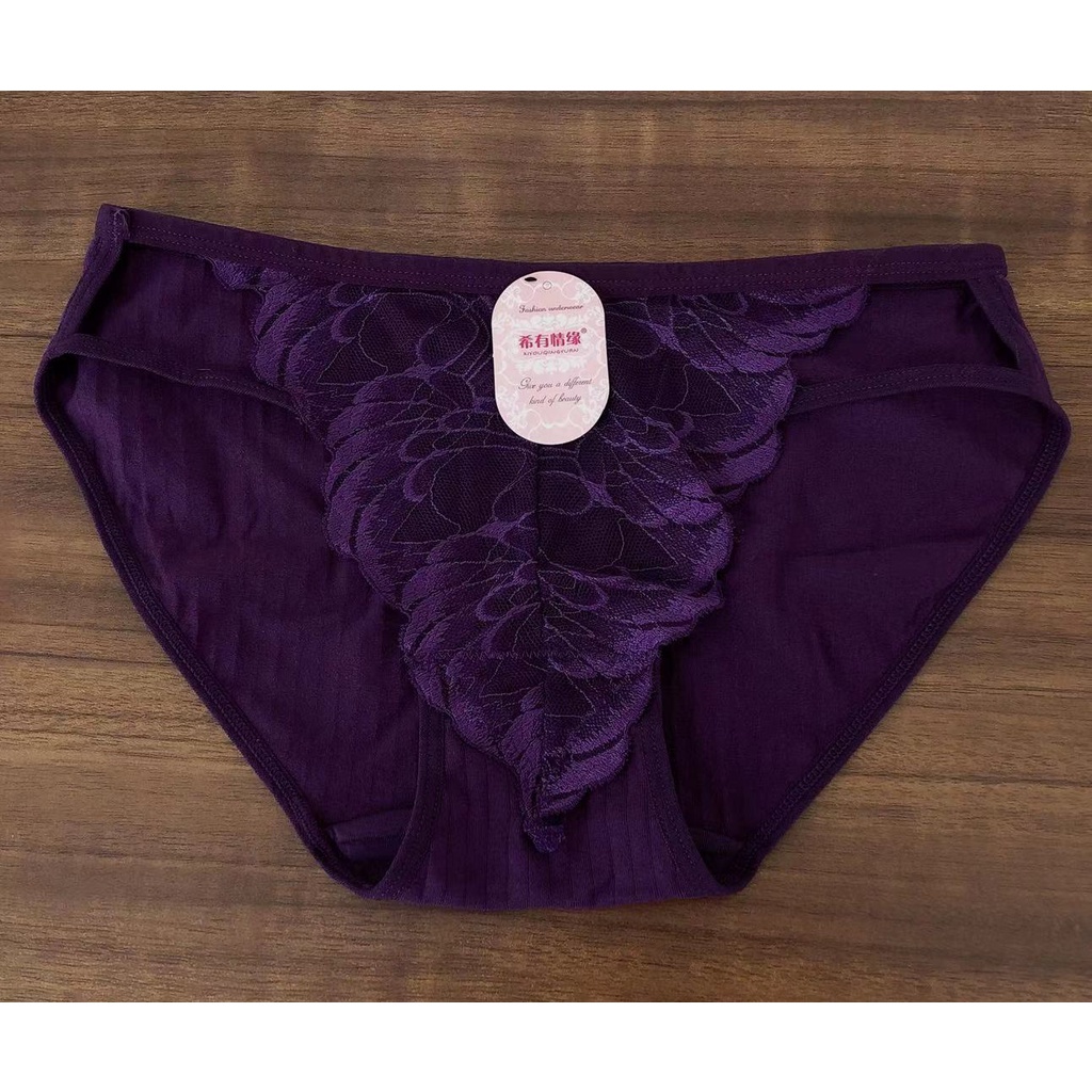 Quần Lót Ren Nữ Sexy Họa Tiết Phối Ren Sexy Quyến Rũ (7207)