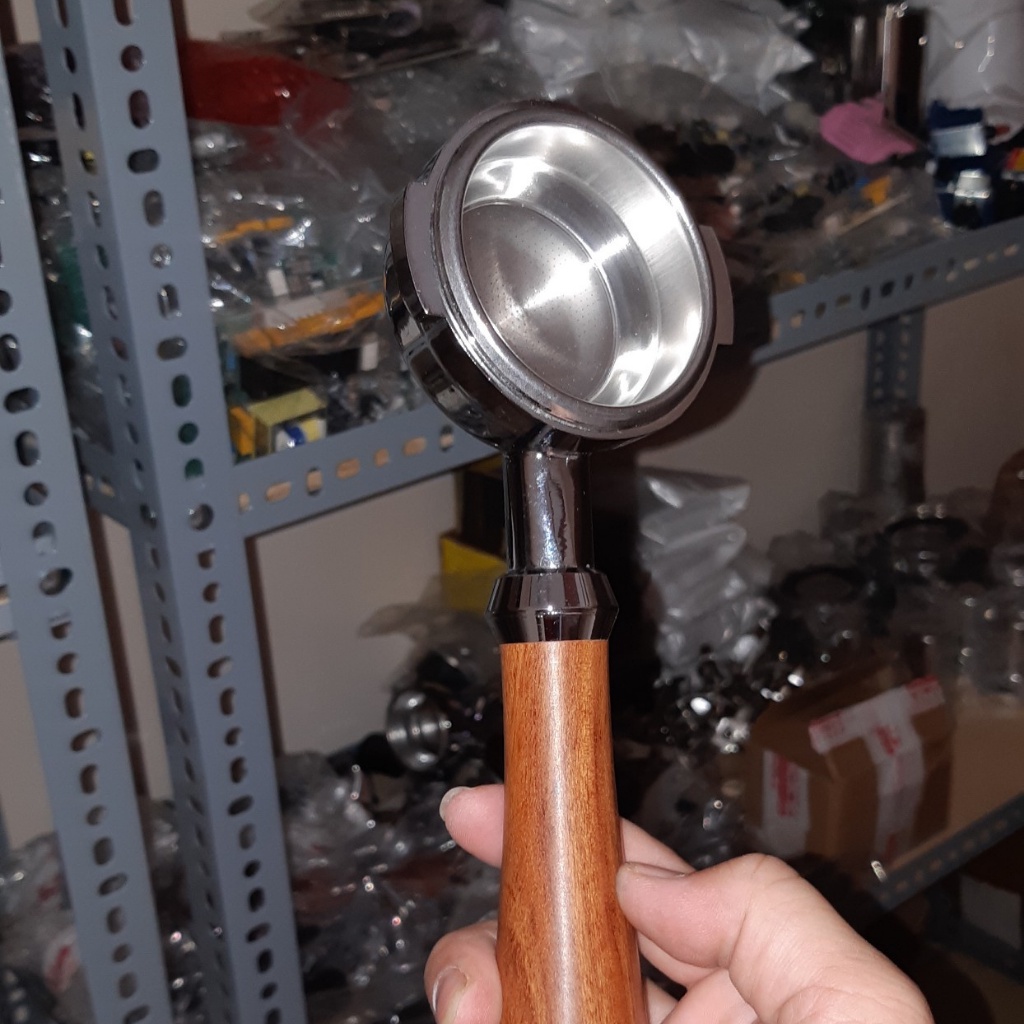 Tay Cầm Gemilai , Expobar E61 Size 58mm Không Đáy Máy Pha Cà Phê - Phụ Kiện & Linh Kiện Máy Pha Cafe.