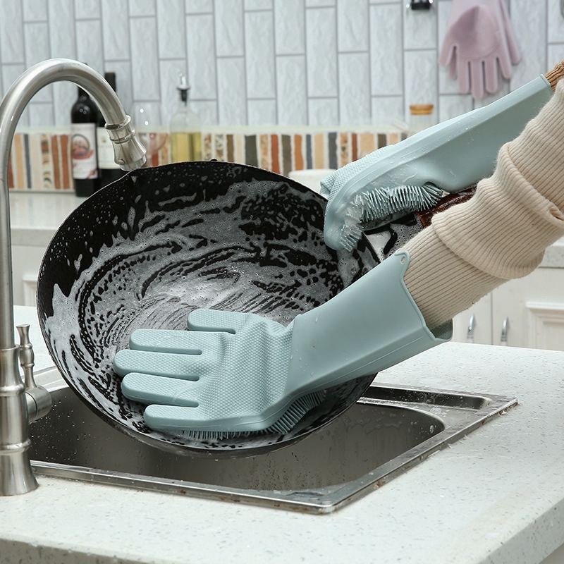 Ossayi Silicone Dish Washing Gloves