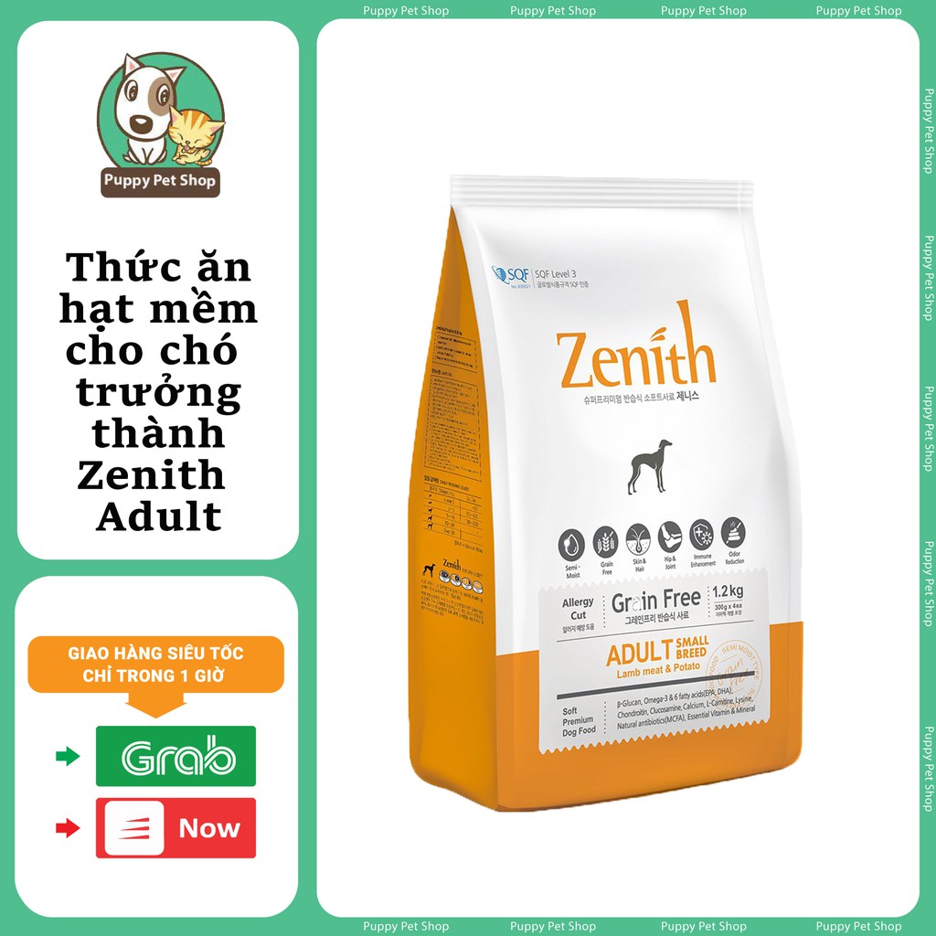 Thức Ăn Mềm Cho Chó Trưởng Thành Zenith Adult 1,2kg