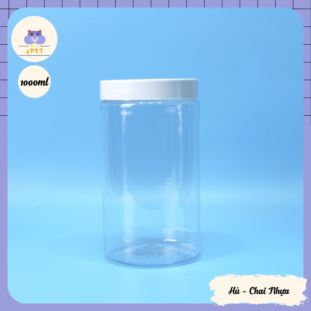 Hủ - Chai Nhựa Đựng Thức Ăn Dặm cho Hamster