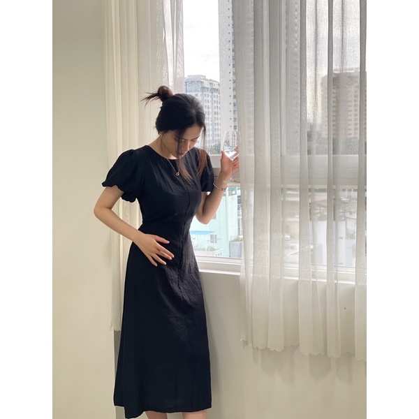 KT51 - ĐẦM MIDI CUTOUT LƯNG