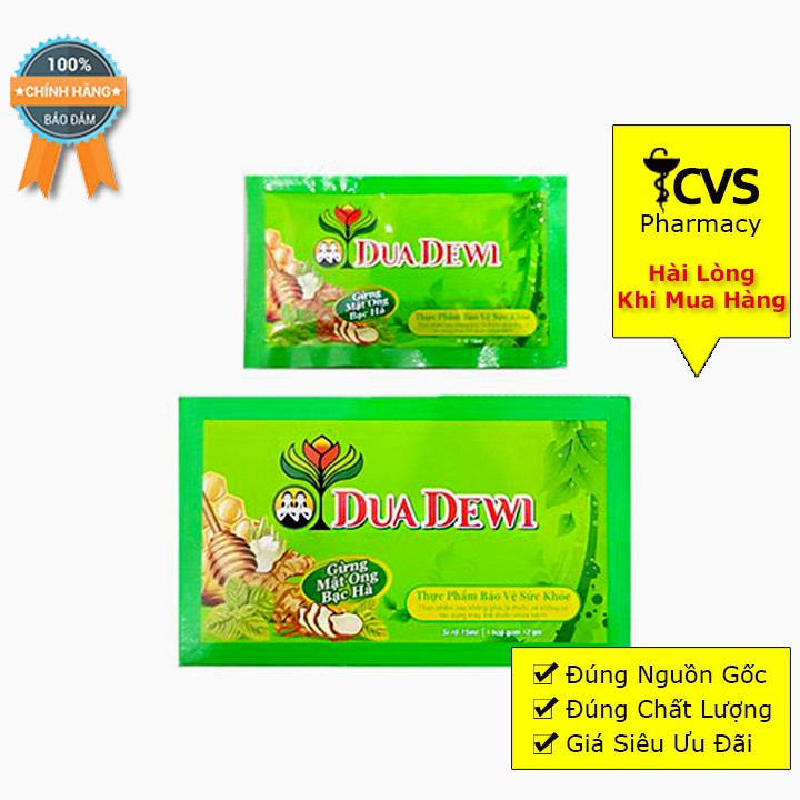 DuaDewi siro hỗ trợ giảm các triệu chứng cảm Dua Dewi (Hộp 12 gói) | BigBuy360 - bigbuy360.vn
