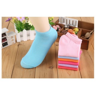 [CÓ HÀNG SẴN]Vớ trơn cổ ngắn cotton siêu mềm