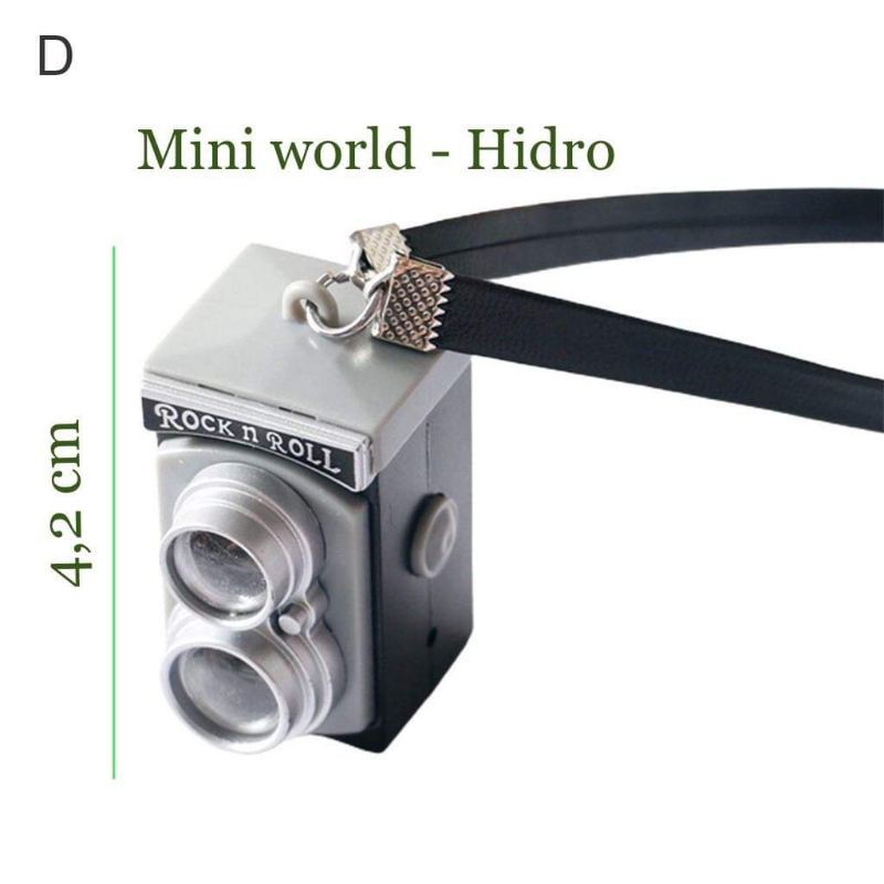 Máy ảnh chụp hình mini có đèn và nhạc cho búp bê. Đồ chơi máy ảnh