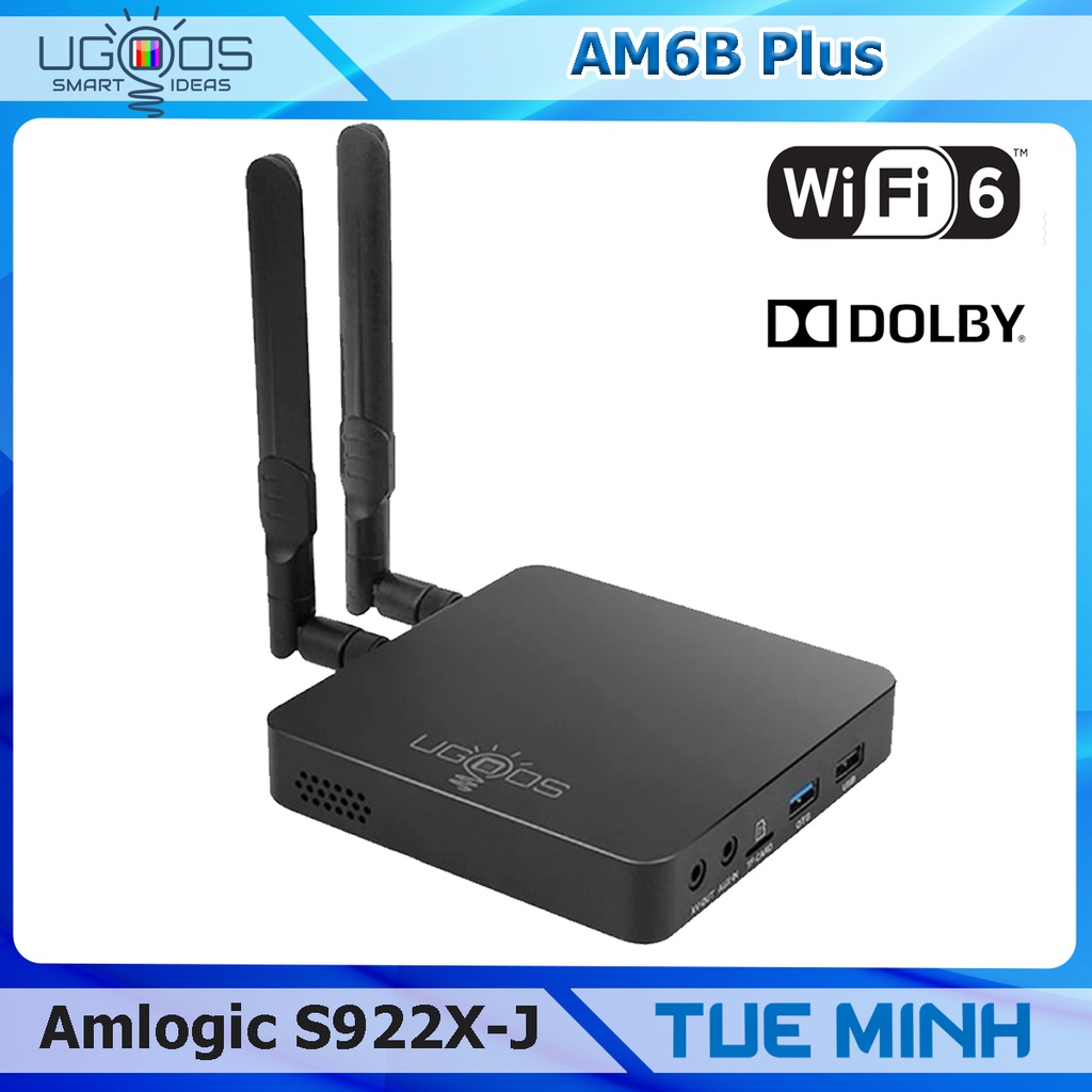 Android TV Box Ugoos AM6B Plus - Amlogic S922X-J, Ram 4GB