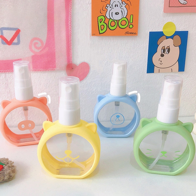 Bình Xịt Khử Trùng Họa Tiết Mèo Hoạt Hình 55ml