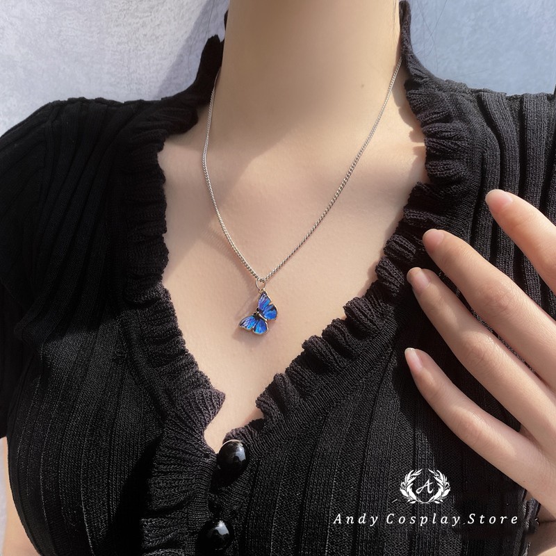 [CÓ SẴN] Vòng cổ hình bướm đính đá